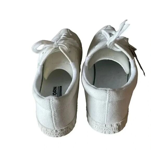 NWT Anthropologie Tretorn Nylite Bold Platform White Sneakers SZ 11 - Picture 5 of 14